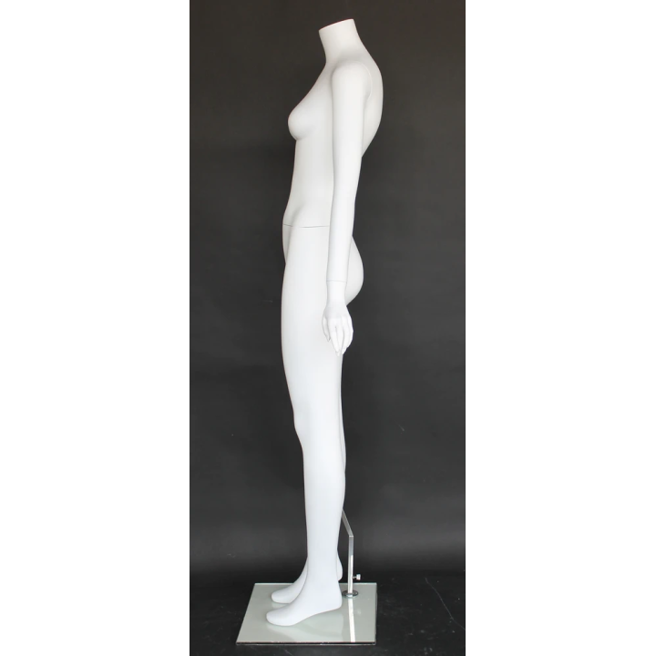 STW-011WT - Headless Full Body Female Mannequin Matte White