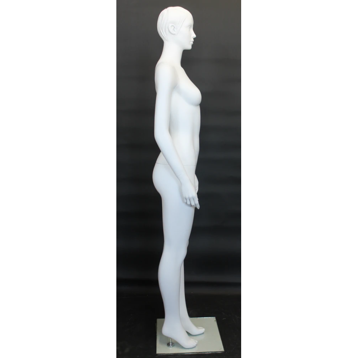 Standing upright Female Mannequin with Featured Face-SFW39-WT
