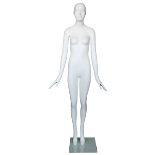 Contemporary Abstract Face Female Mannequin -SFW10E-WT