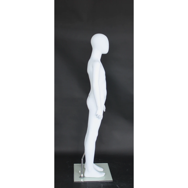 Egg Head White colored Unisex full body Child Mannequin CB10E-WT
