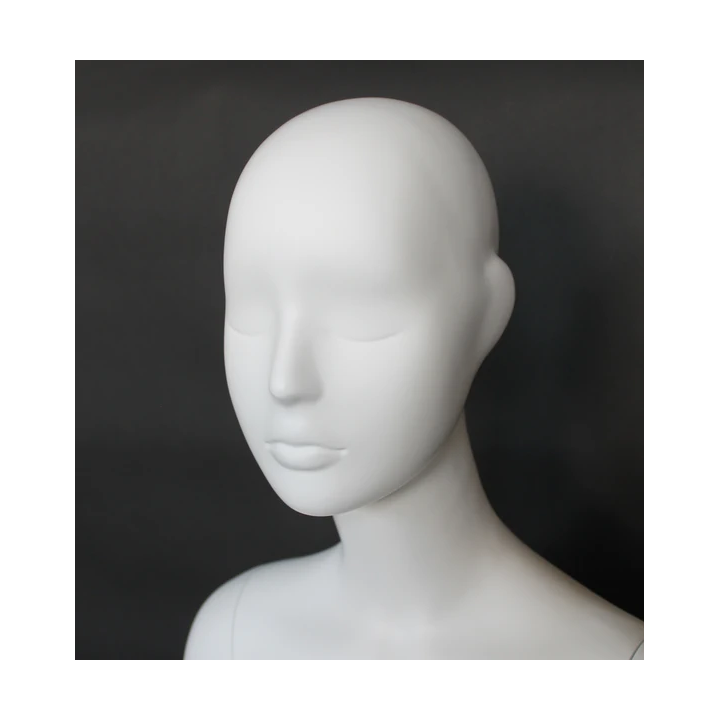 Contemporary Abstract Face Female Mannequin -SFW10E-WT