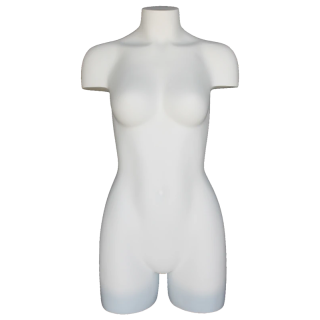 FT32-WT - 31 in Full Round 3Q Body Female Torso Display Form mannequin