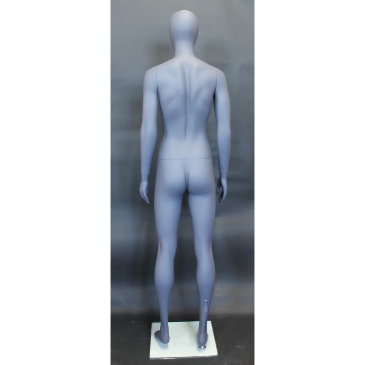 SFW51E-Grey - Matte Grey Athletic Body Egg Head Female Mannequin