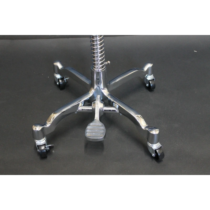 46" Chrome Finished Dressmaker Base with 4 Wheel