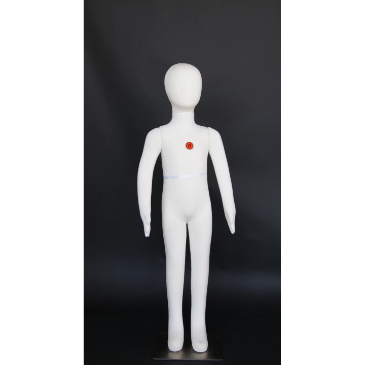 6~7 years old cream jersey covered Full body Child Mannequin CJ-6