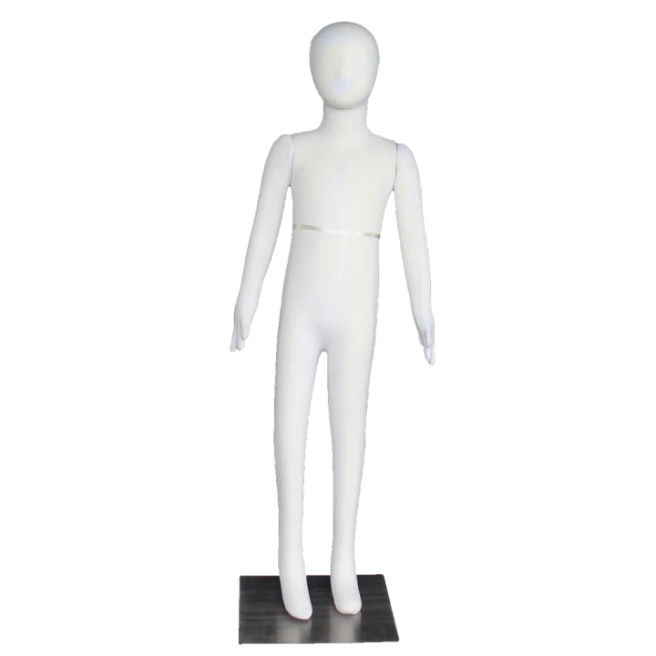 7-8 years old cream jersey covered Full body Child Mannequin CJ-8