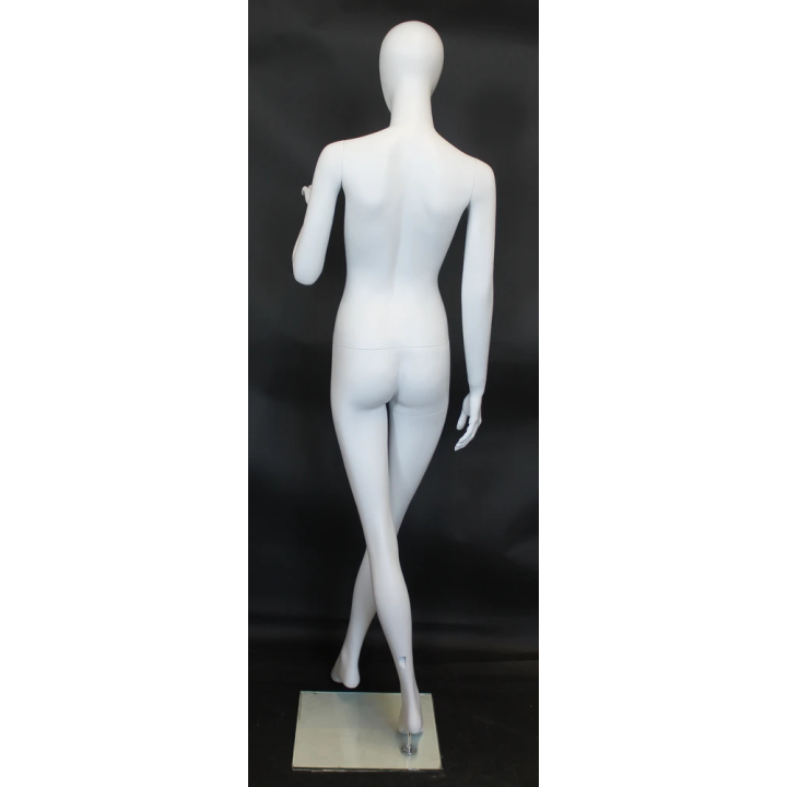 Contemporary Modern Style Female Mannequin cross leg -SFW25E-WT