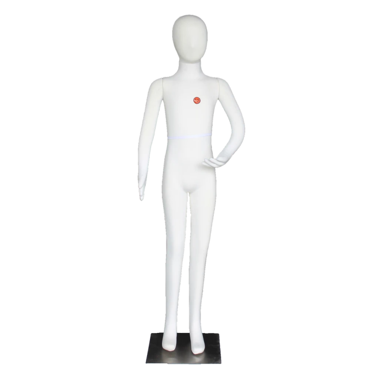 12-13 years old cream jersey covered Full body Child Mannequin CJ-12