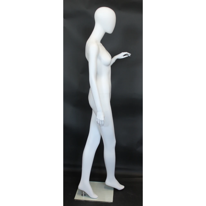 Contemporary Modern Style Female Mannequin cross leg -SFW25E-WT