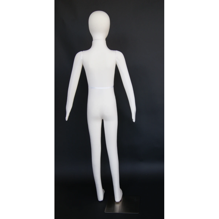 12-13 years old cream jersey covered Full body Child Mannequin CJ-12