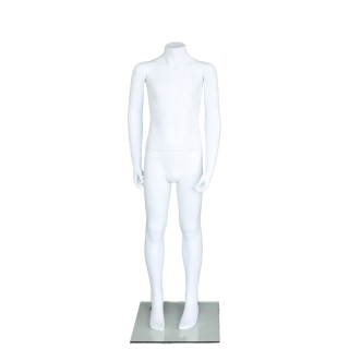 CBH10-WT 8-10 year Matte white Headless Unisex Child Mannequin