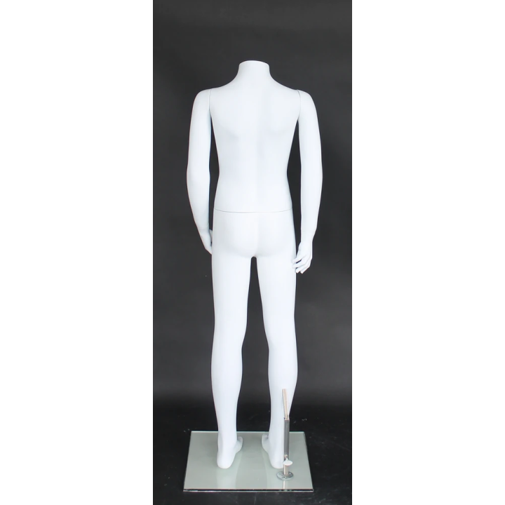 CBH10-WT 8-10 year Matte white Headless Unisex Child Mannequin