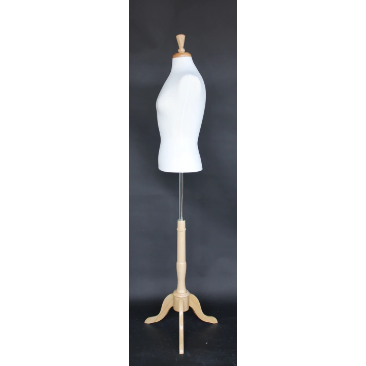 B7W-FR - Size 6/8 Female Blouse Dress form mannequin with tripod base