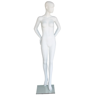 Modern Style Abstract Face Female Mannequin -SFW30E-WT
