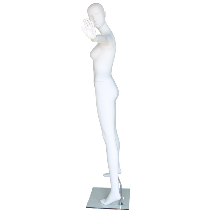Modern Style Abstract Face Female Mannequin -SFW32E-WT