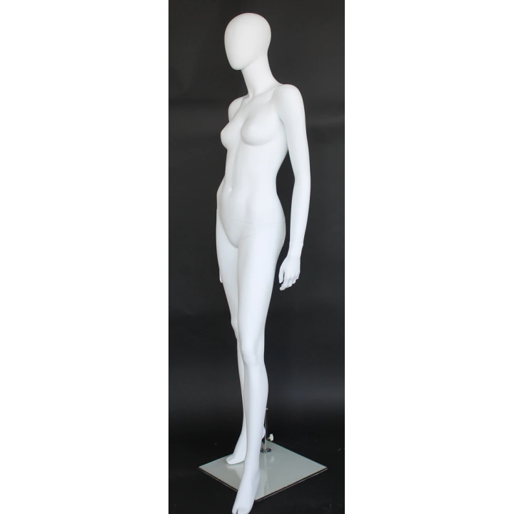 Contemporary Style Egg Head Female Mannequin -SFW39E-WT