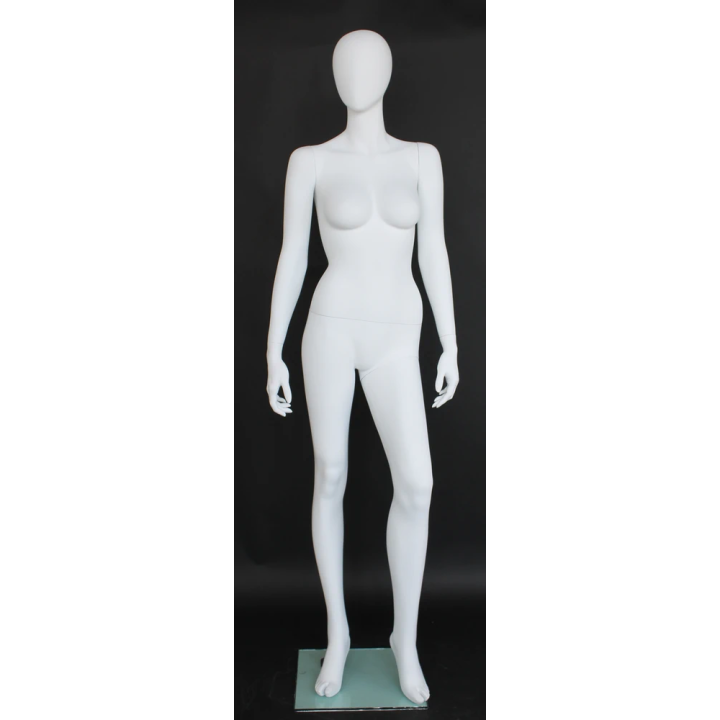 Contemporary Style Egg Head Female Mannequin -SFW41E-WT