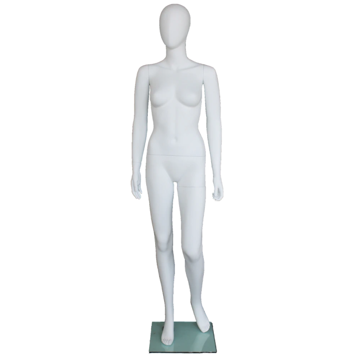 Contemporary Style Egg Head Female Mannequin -SFW42E-WT