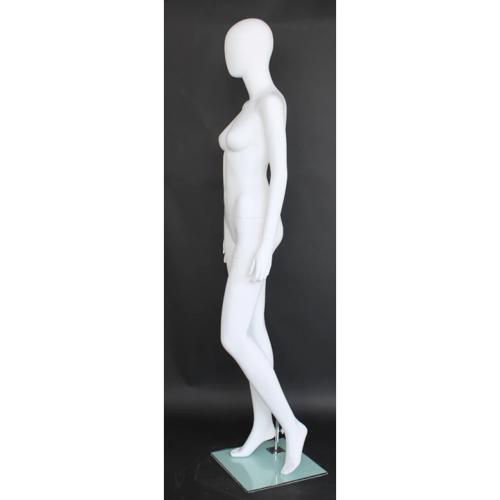 Contemporary Style Egg Head Female Mannequin -SFW42E-WT
