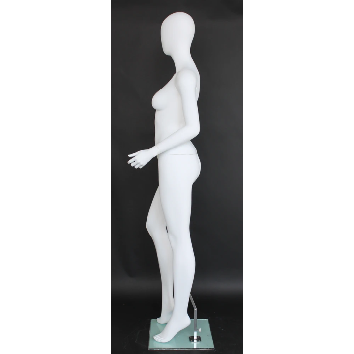 Contemporary Style Egg Head Female Mannequin -SFW43E-WT