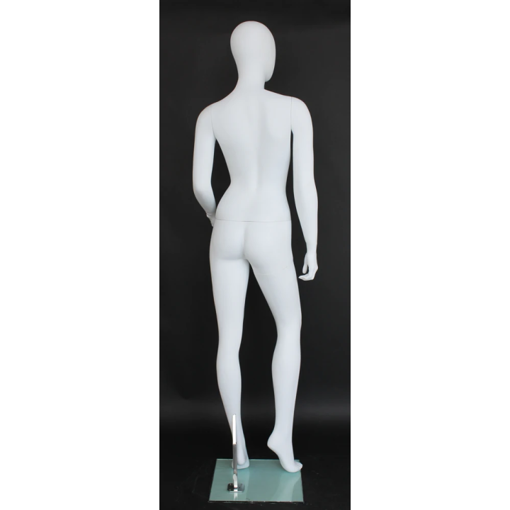 Contemporary Style Egg Head Female Mannequin -SFW43E-WT