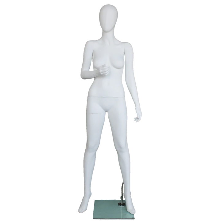 Contemporary Style Egg Head Female Mannequin -SFW44E-WT