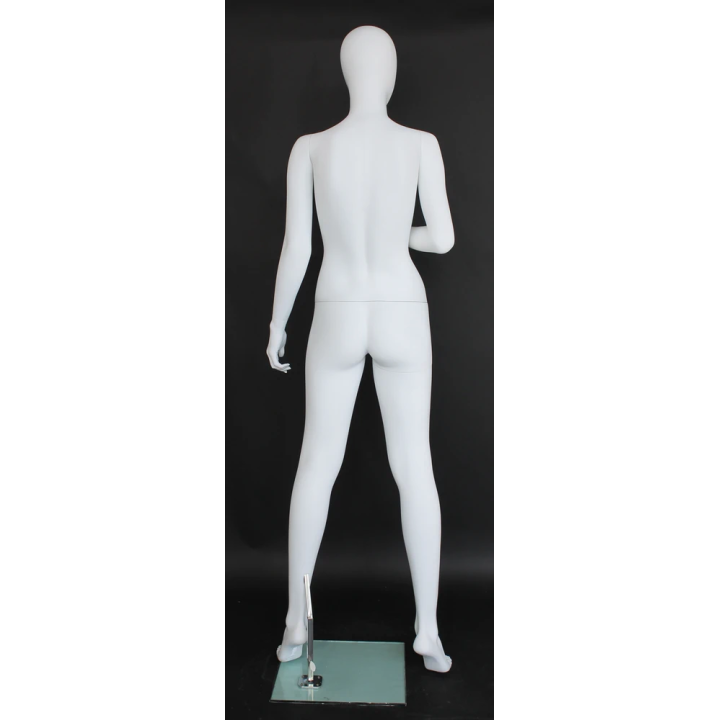 Contemporary Style Egg Head Female Mannequin -SFW44E-WT