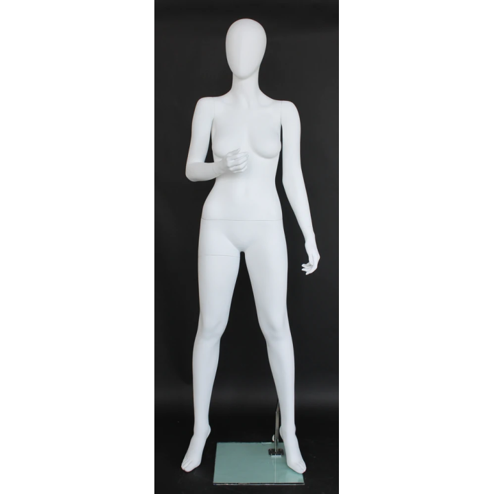 Contemporary Style Egg Head Female Mannequin -SFW44E-WT