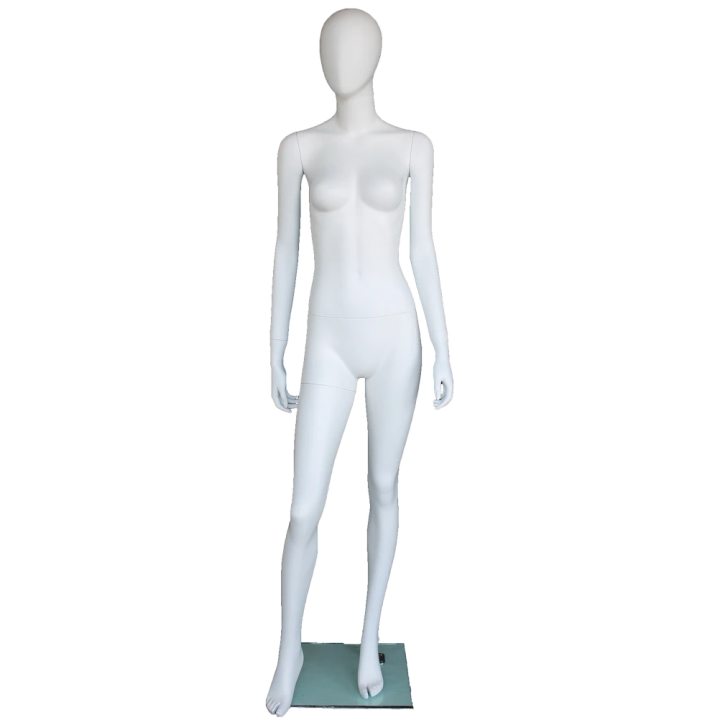 Contemporary Style Egg Head Female Mannequin -SFW46E-WT