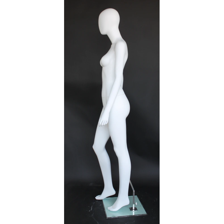 Contemporary Style Egg Head Female Mannequin -SFW46E-WT