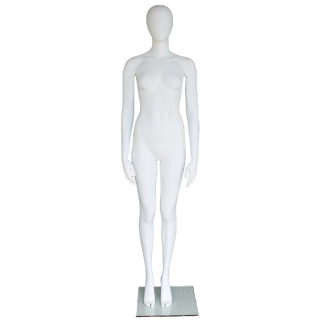 neutral centered posture Female Mannequin -SFW47E-WT