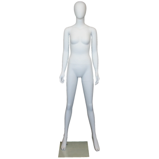 strength modern style Egg Head Female Mannequin -SFW49E-WT