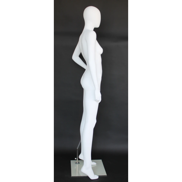 High-fashion attitude Egg Head Female Mannequin -SFW53E-WT
