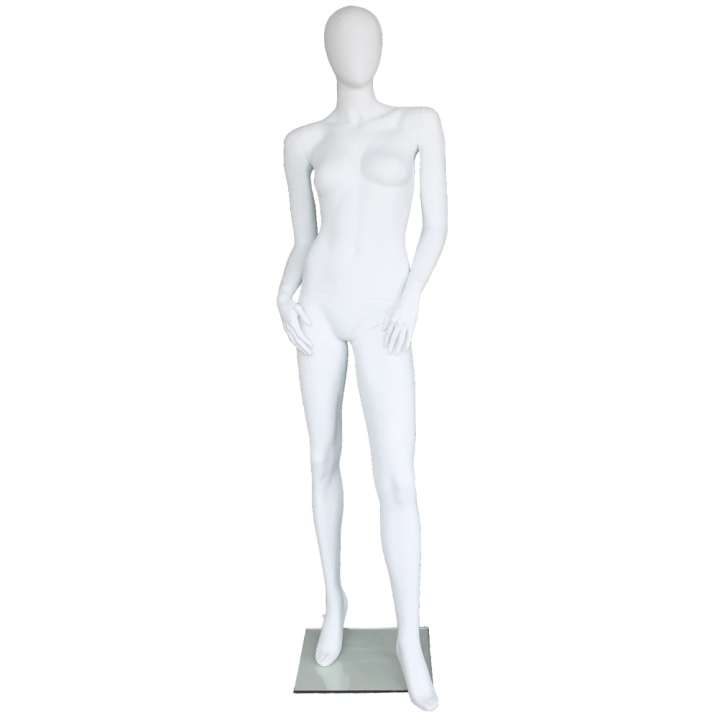 Chic Vibe Style Egg Head Female Mannequin -SFW54E-WT