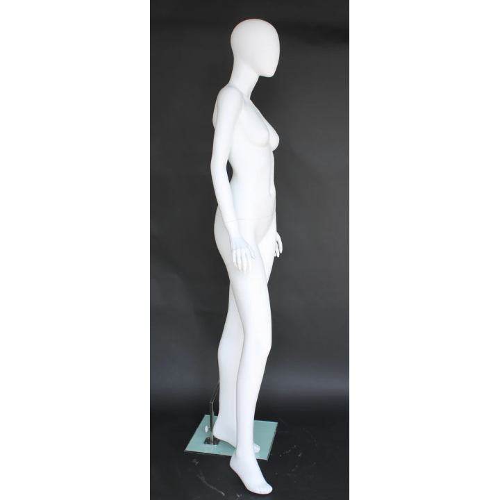 Elegant Style Egg Head Female Mannequin -SFW55E-WT