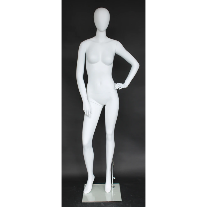 Comfortable Style Egg Head Female Mannequin -SFW57E-WT