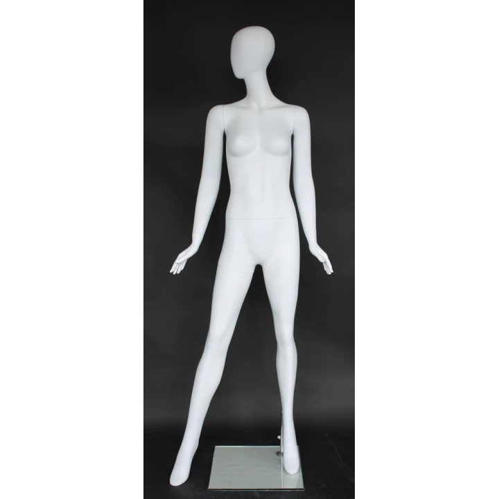 Expansive-geometric Egg Head Female Mannequin -SFW58E-WT