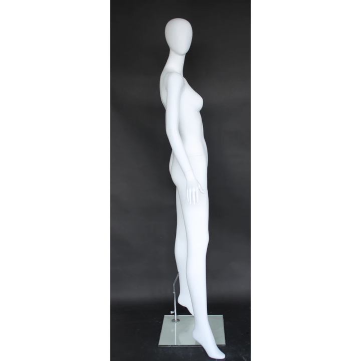 Expansive-geometric Egg Head Female Mannequin -SFW58E-WT