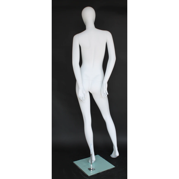 Minimalist Elegance Style Egg Head Female Mannequin -SFW64E-WT
