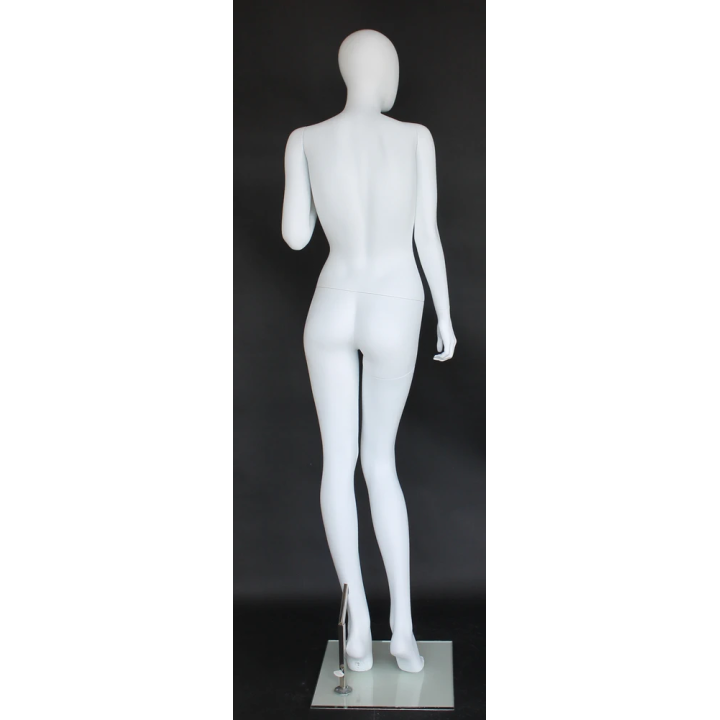 Detail-Oriented Accessory Pose Egg Head Female Mannequin -SFW68E-WT