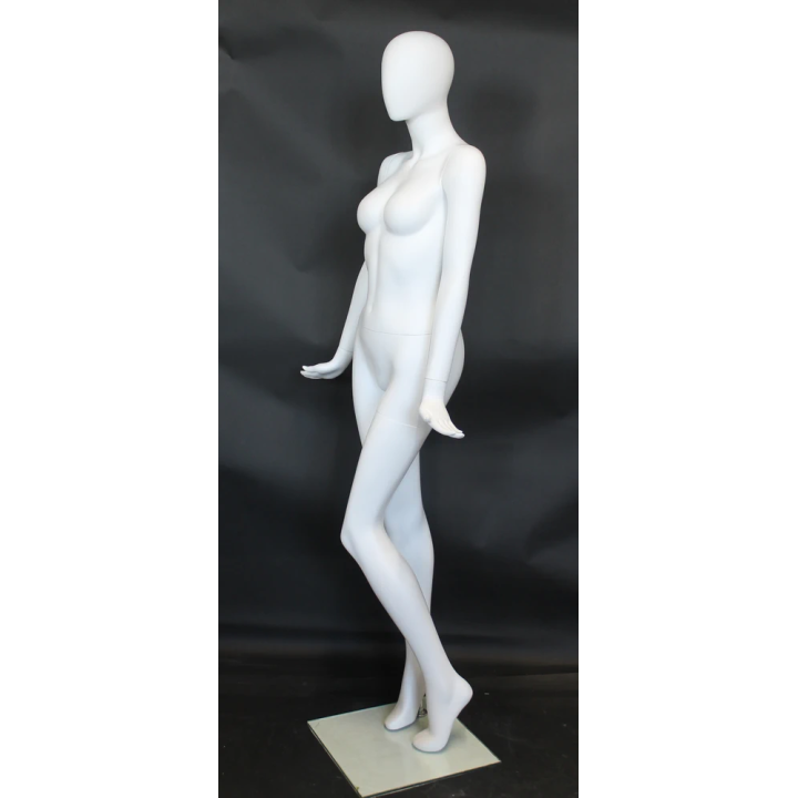 Chic Silhouette Style Egg Head Female Mannequin -SFW96E-WT
