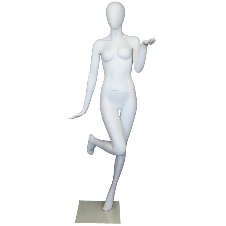 Dynamic Trendsetter Style Egg Head Female Mannequin -SFW97E-WT