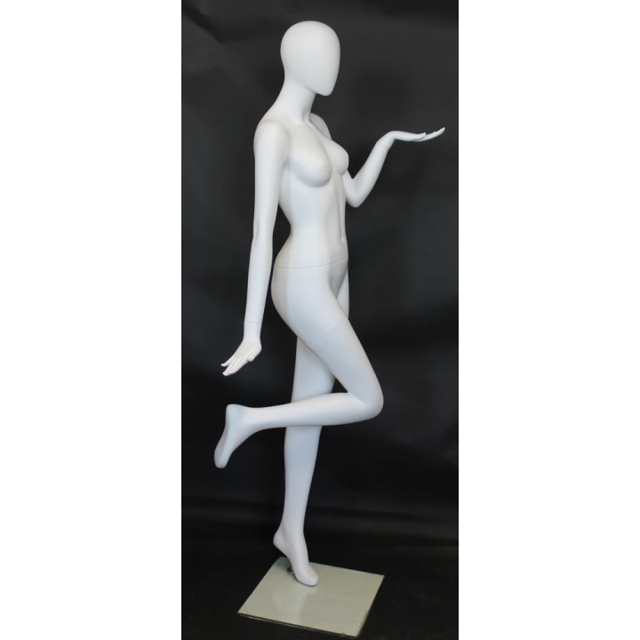 Dynamic Trendsetter Style Egg Head Female Mannequin -SFW97E-WT