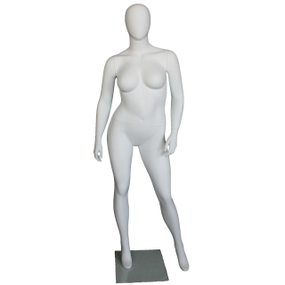 Plus Size Female Mannequin - Casual Asymmetric Pose- PLUS-99