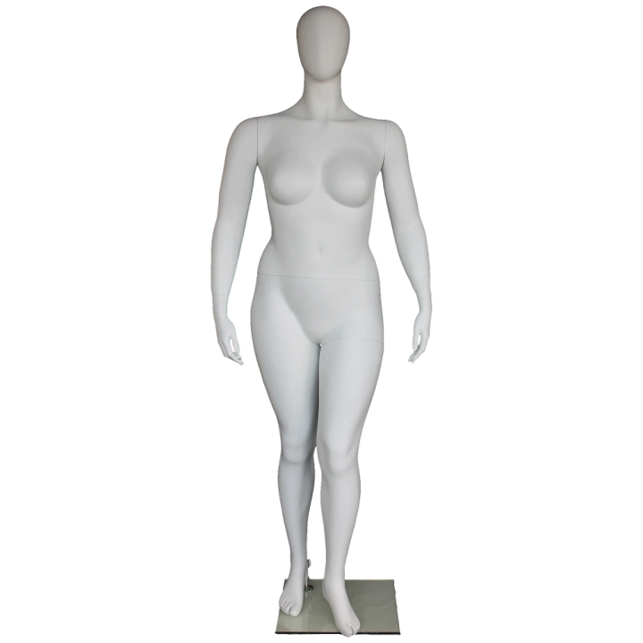 Plus Size Female Mannequin Realistic Walking Pose - PLUS-11