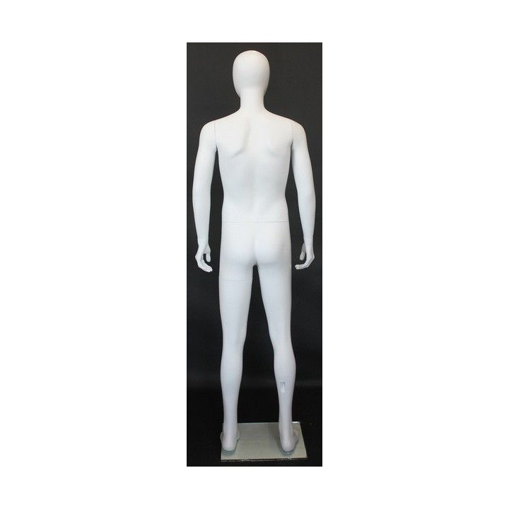 CB20E-WT 5'7" Small Male Mannequin - Antique & Racecar Uniform Display Mannequin