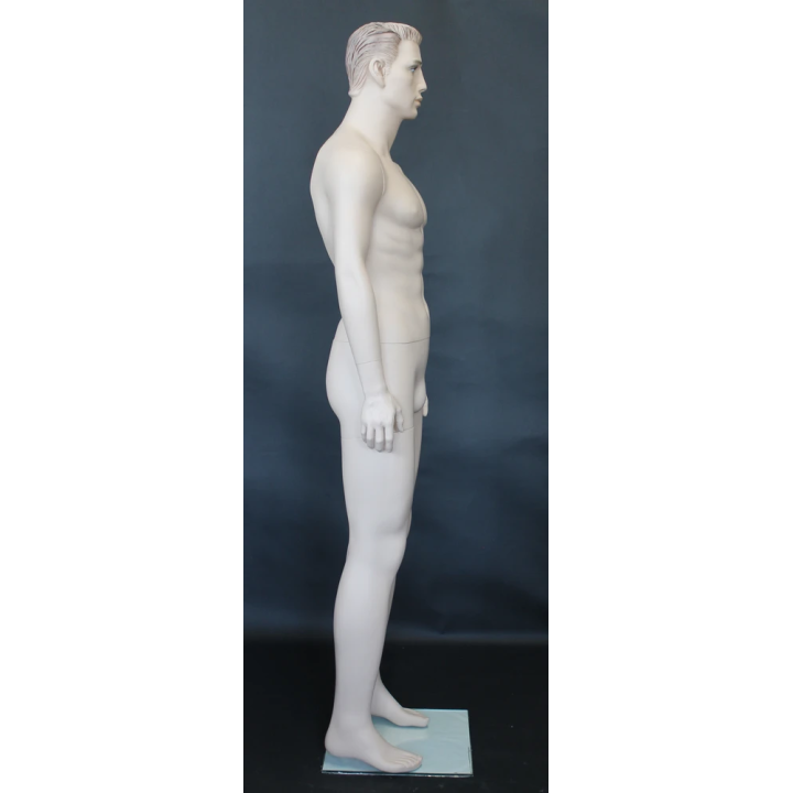 6 ft 1 in Face Makeup Skin tone colored Male Mannequin SFM51-FT