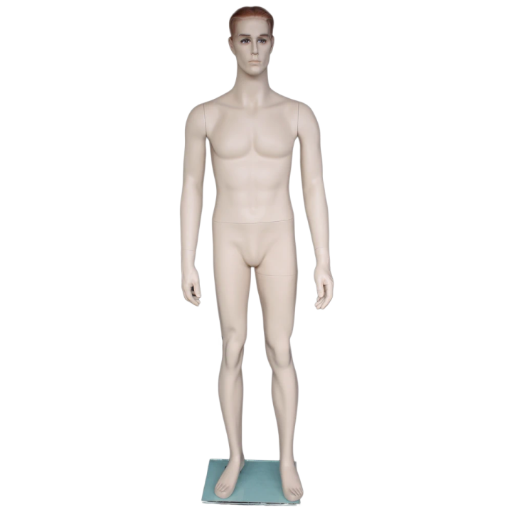 5 ft 8 in Male Mannequin Small Size Realistic Face RO1-FT