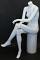 Headless Sitting Female Mannequin- STW049-WT