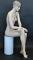Female Sitting Mannequin Flesh tone face make up SFW9-FT
